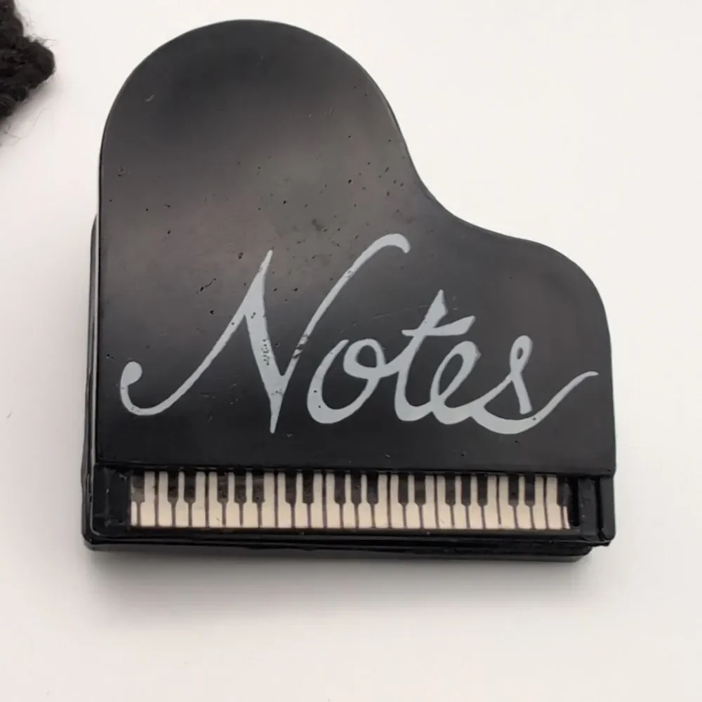 Vintage musical stationary and magnet set‎ novelty kitschy piano